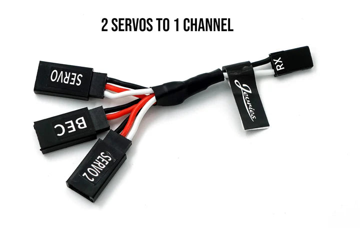 Jevries BEC Wiring Harness 2 Servo to 1 Channel